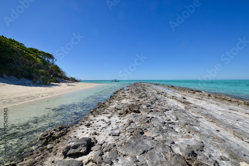 Turquoise water on Australia's Great Barrier Reef at Heron Island