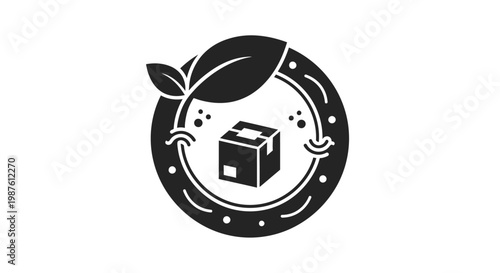 Eco friendly delivery box packaging.