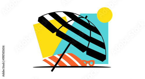 Beach Umbrella Sun Shade.