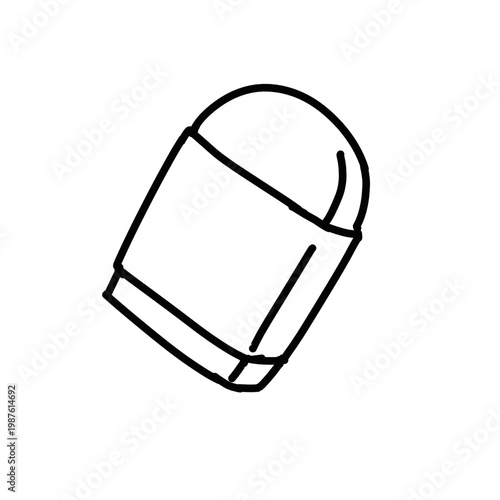 Illustration of an eraser