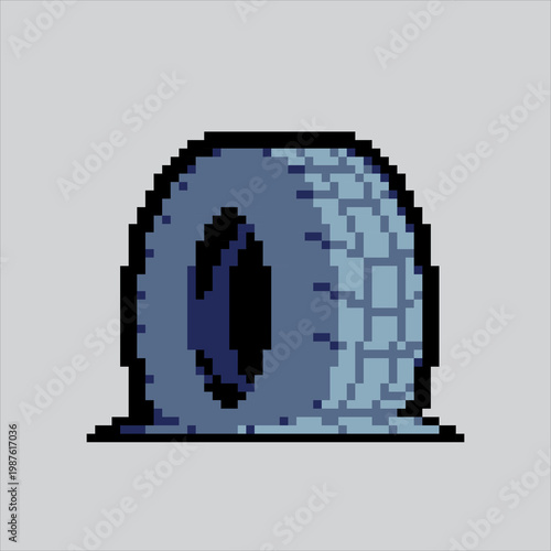 Pixel art illustration Flat Tires. Pixelated Old Tires. Flat Old Tires Trash Icon pixelated for the pixel art game and icon for website and video game. old school retro.
