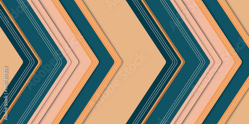 Abstract background with modern arrow lines. Futuristic technology design with trendy color combinations. Creative and cool background concept. Vector vol. 2