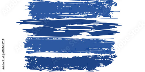 Bild auf Leinwand Abstract Blue and White Grunge Background with Halftone Style
