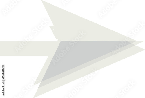 Primitive Arrowhead Layered Vector Shapes Minimalist Flat Art