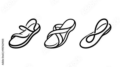 Minimalist Black and White Sandal Styles