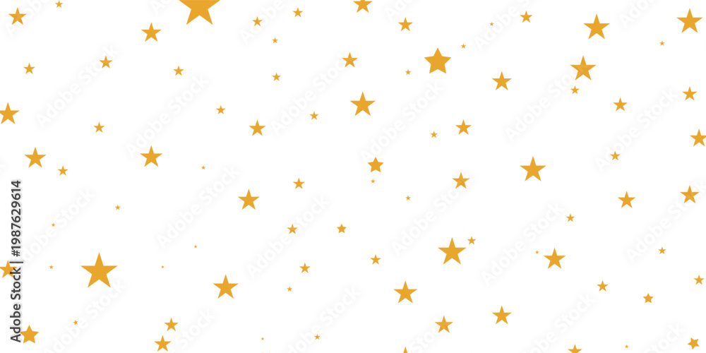 Obraz premium Gold falling down confetti background. Repeated golden dotted glitter pattern. Yellow, orange and golden dots wallpaper. Celebration Christmas, New Year or birthday party repeating backdrop