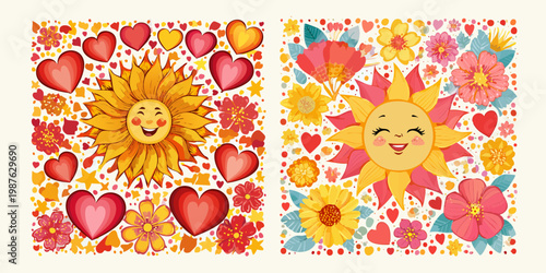 Isometric sustainable living and green city planning with eco-friendly homes, solar panels, and gardens, showing love for nature