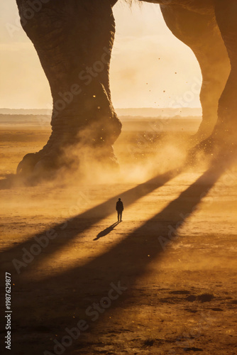 Human vs Giant Presence