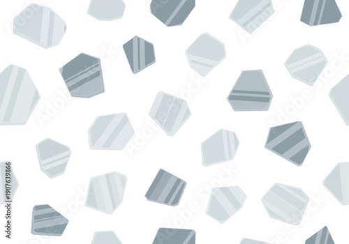 Abstract Geometric Vector Pattern Background with Shades of Gray and Blue