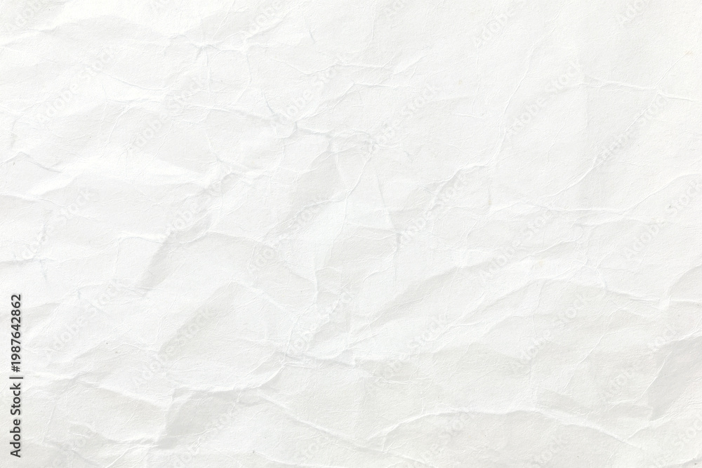 Fototapeta premium Minimalist White Crumpled Paper Background for Elegant Design Projects