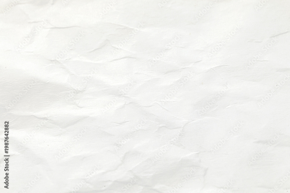 Fototapeta premium Horizontal Crumpled Paper Texture with Fine Crease Lines