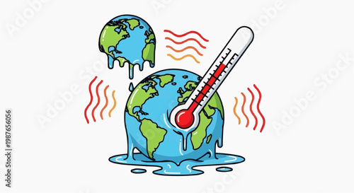 Global Warming Climate Change Earth Temperature Rising