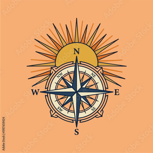 Compass Navigation Tool Direction.