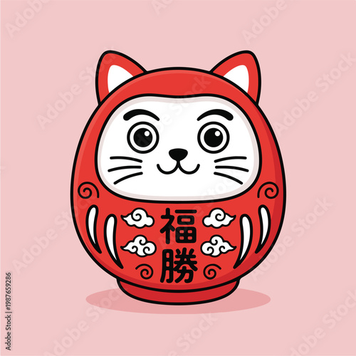 Maneki Neko Japanese Lucky Cat.