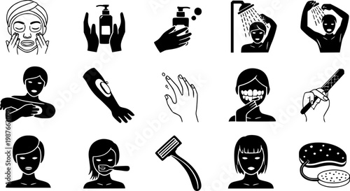 skincare and body care routines for personal hygiene and beauty.