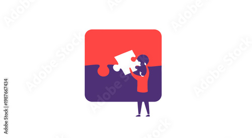 Person Holding Puzzle Piece.