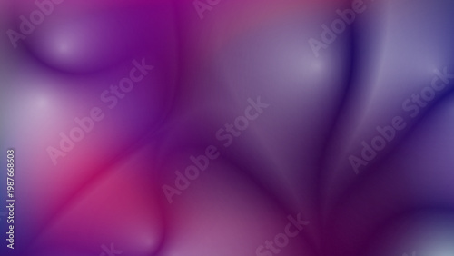 Abstract fluid liquid neon gradient background with pastel and violet hues smooth color transitions and ambient occlusion effect. Futuristic dark space modern template for design concepts. Vector