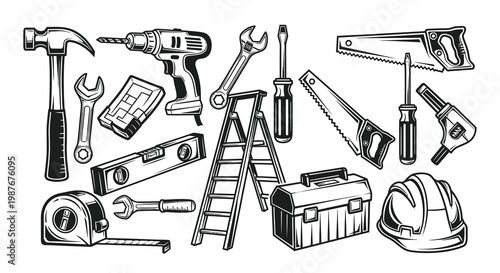 Professional Construction and Repair Tool Kit