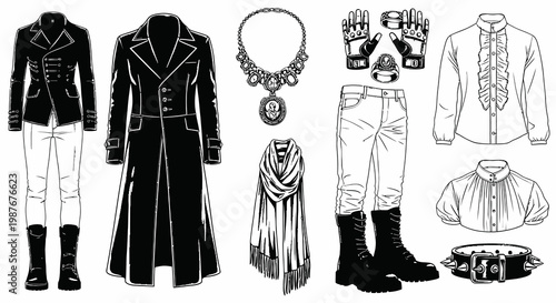 Gothic Alternative Apparel and Punk Fashion Accessories