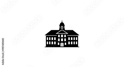 Building with tower and windows.