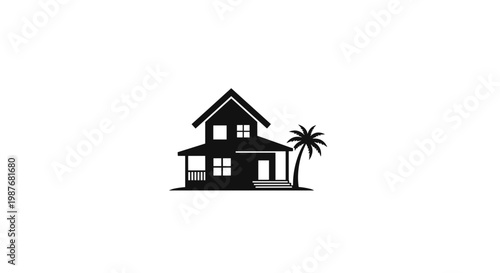 House with a gable roof.