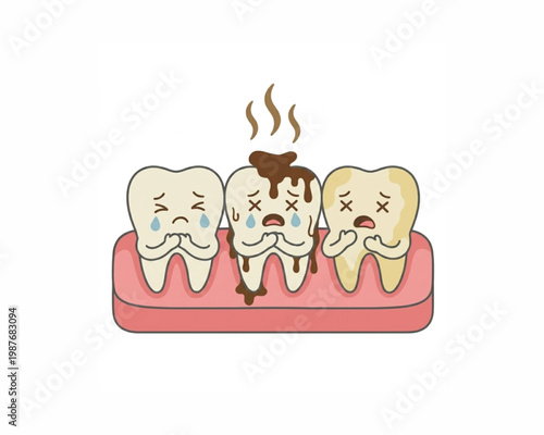 Decayed Tooth and Unhappy Neighbors