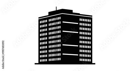 Modern Office Building Corporate Skyscraper.