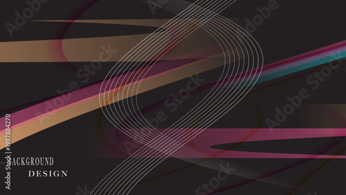 Realistic neon lights technology background