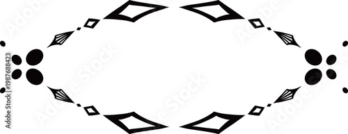 ケルト模様風フレームイラスト素材