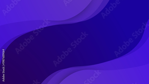 Smooth purple and blue liquid wave abstract background with flowing organic shapes for dynamic digital presentations
