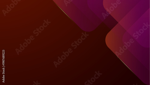 Elegant maroon and purple abstract background featuring smooth rounded geometric shapes with soft shadows and gradients