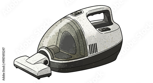 Handheld Vacuum Cleaner illustration