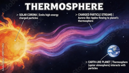 Thermosphere Solar Corona and Earth