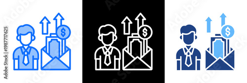 Salary Increase triplestyle icon