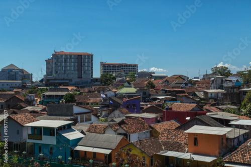 Foto houses on the outskirts of Yogyakarta