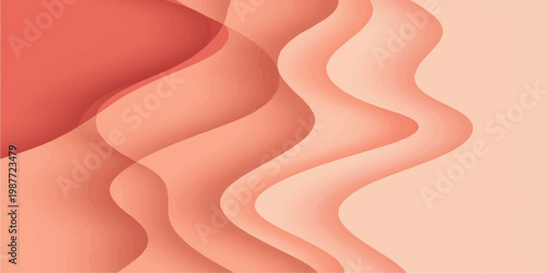 Abstract pink wave silk texture background with flowing satin curves and soft liquid fabric design wallpaper