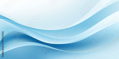 Abstract Blue Wave Flow Design Background