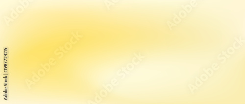 Butter yellow gradient background. Smooth soft cream blur texture backdrop. Pale pastel yellow flowing liquid effect wallpaper for banner, flyer, presentation, poster. Vector abstract universal cover