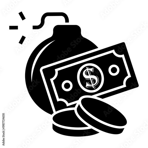 inflation Solid icon