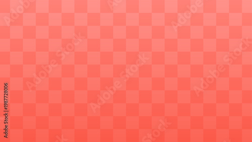 赤い市松模様のテクスチャ - シンプルで華やかな和モダンデザインの和柄背景パターン素材 - 16:9