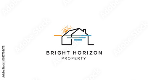Bright Horizon Property Logo Design.