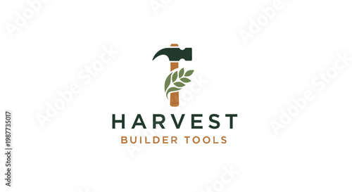 Harvest Builder Tools Logo Design.