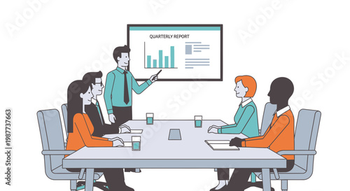 Business people in a meeting room 1.