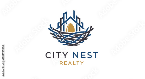 City Nest Realty Logo Design.