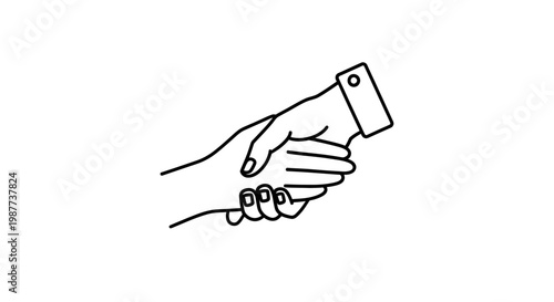 Hands Shaking Over a Smartphone.