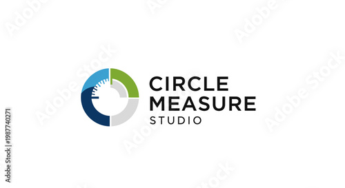 Circle Measure Studio Logo Design.