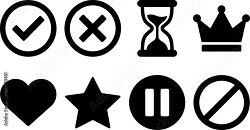 Client Status Icons Solid Filled Icon Set Of Client Status Active Inactive Pending VIP Loyal New