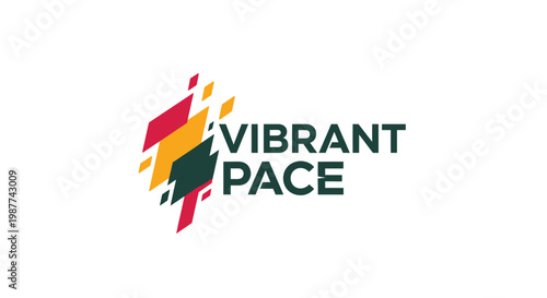Vibrant Pace Logo - Dynamic Design with Colorful Geometric Shapes. Free Download Vibrant Pace Logo - Dynamic Design with Colorful Geometric Shapes. - GFXLoad