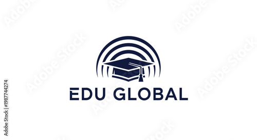 Edu Global Logo - A Symbol of Education and Global Reach.