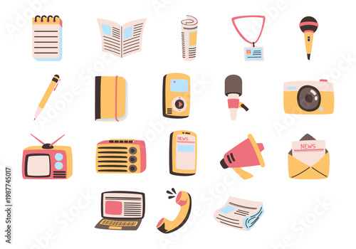 handdrawn  news and journal